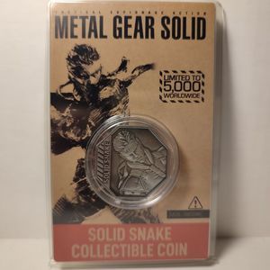 Metal Gear Solid Snake Coin Official Konami Limited Edition Collectible Badge